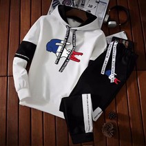 트레이닝복 2023 망 세트 후드 세트 tracksuit 2 조각 세트 복장 조깅 정장