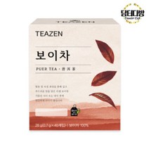 베스트온 (M)티젠 보이차 40티백 사무실 어린이 아이 간식 과자 업소용 대용량, 본상품선택, 요고다샵2 본상품선택