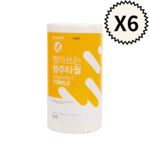 노브랜드 빨아쓰는 행주타월 150매 x 6개 (1박스)