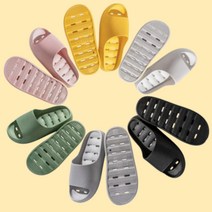에피스토어 미끄럼방지 심플 욕실화 6color, 블랙(260)
