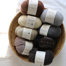 로완 알파카소프트 DK (Rowan alpaca soft DK) 로완실 영국수입실 부드러운실 알파카실 손뜨개실, 217 내이플스블루(하늘블루)