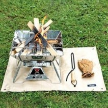 캔버라 방염매트 화로대매트 방염포 캠핑매트, S