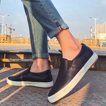 남자 캐주얼 슬립온 경량 밴딩 세미룩 단화 남성 스니커즈 가벼운 신발 남자슬립온 스턴