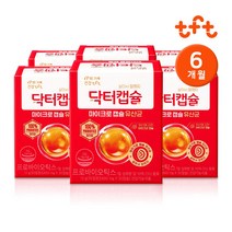 빙그레 살아서 장까지 닥터캡슐 마이크로 캡슐 유산균 프로바이오틱스 효능 효과 장건강, 30정, 6박스