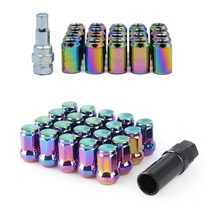 발통마켓 자동차 휠너트 잠금장치 휠볼트 20개 1세트 M12x1.5 락너트, 6각너트M12x1.5, 골드
