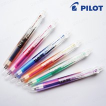 파이롯트 프릭션 3색 컬러풀 투명 한정판 0.38mm 0.5mm 리필 지워지는 볼펜, 프릭션 3색 0.38mm 컬러풀, 투명 블랙(NCBN)