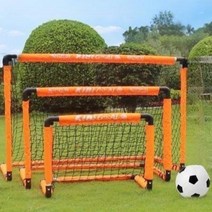 미니골대 축구 접이식 휴대용 풋살 실외 네트, 화이트 S