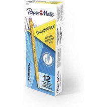 12 Count Yellow Paper Mate SharpWriter Mechanical Pencils 0.7 mm HB #2 Lead 12 Count, 1
