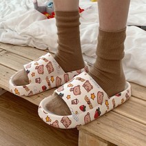 말랑마쥬 딸기곰돌이 EVA 층간소음방지 홈슬리퍼