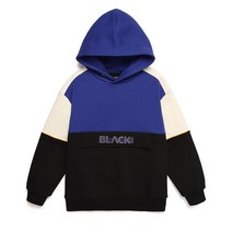 블랙야크키즈 아동용 BK 배색형 후드 티셔츠