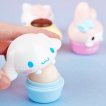 향기로운 향이 나는 산리오 캐릭터 시나모롤 복숭아향 립밤 어린이 유아 아동 입술 건조 보호, 단품, 단품