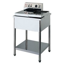 대신 기름 빼는 밸브 탈유대포함 전기튀김기 1구