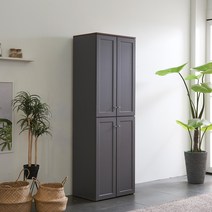 [1만원 즉시할인]장인가구 셰리GR 1800 다용도 주방수납장, 그레이