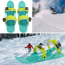 숏스키 미니스키 마운틴 미니 알파인 짧은 휴대용 야외 여행 신발, 없음