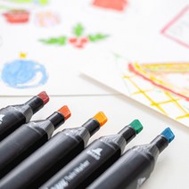 마카펜 디자인마카 24색 48색 80색 마카펜세트 선명한색상