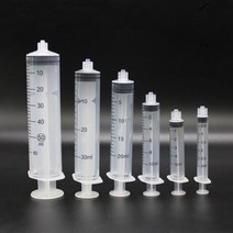 바늘없는 루어락 주사기 과학 실험 교구 방과후 창의 돌봄 관찰 교재 재료 학습, 50ml
