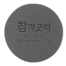 참깨끗해 어성초 숯 클렌징바 수제 여드름비누, 어성초숯클렌징바, 110g, 1개