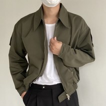 MSP 미니멀 남자 크롭 자켓