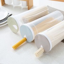 면보관용 밀폐용기 스파게티 잡곡 국수 보관통 KK199, 면 수납통_연블루