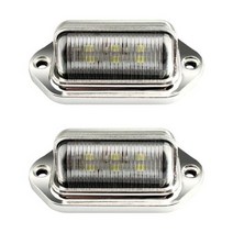오토바이 트레일러 캐리어 12Pcs 6led 번호 자동차 보트에 대 한 번호판 빛 항공기 RV 트럭 외부 램프, CHINA+1PC