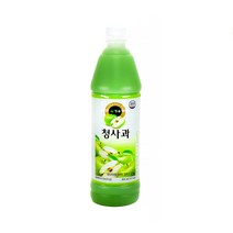 청솔 청사과 835ml 음료베이스 주스 에이드, 1개