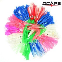 야광 꼴뚜기 50개묶음 6~9cm 웜 루어 대구 문어 지깅 축광채비, UV그린펄, 7cm-50개입/UV그린펄