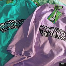 가바바 여성 오버핏 반팔티 DON NOT SHAKE 빈티지 얼룩무늬 패턴 루즈핏 반팔티셔츠 G61674