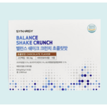 시너지 밸런스 쉐이크 크런치 초콜릿맛, 1개, 기본, 60g