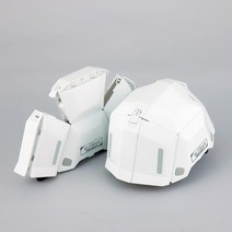 토요세프티 방재용 접이식 헬멧 안전모 블룸 2 화이트, 단일 옵션개