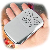 ＧОÐＺｉĿŁА몰지포형 메탈실버 손난로(10cm) 난로 지포형손난로 다회용손난로 포켓손난로 연속형손난로ŁØvŒ, ⁀‿⁀, ⁀‿⁀