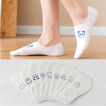 오루아 여성 페이크삭스 캐릭터 여자양말 덧신 9켤레 세트