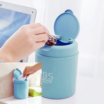 미니 휴지통 블루 카페휴지통 사각휴지통 스텐휴지통 거실휴지통 쓰레기함 슬림쓰레기통 화장대휴지통 슬림휴