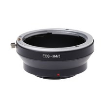 EF 마운트 렌즈를위한 M4/3 마운트 어댑터 링 파나소닉을위한 Olympus를위한 마운트 렌즈, 검은 색