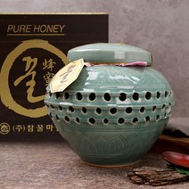 참꿀마을 [참꿀마을] 투각 도자기꿀 2kg (사양벌꿀)