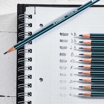 스타빌로 2988 오델로 지우개연필 12본입 부러짐방지, B (12입)