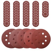 8홀 원형사포 5인치 5종세트-10장씩, 50매입