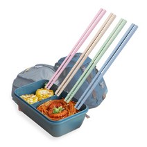 등산 도시락 식단 휴대용 등산용 캠핑 밀 간편 젓가락, 파스텔젓가락-랜덤