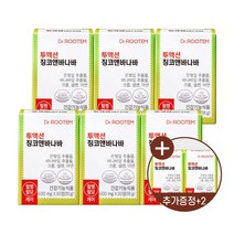 닥터루템 징코앤바나바 30정 은행잎 추출물 혈액순환 정맥순환 크롬 뇌 영양제 개선제 효능, 6개