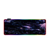 LED 라이트 데스크 매트 xxl 컴퓨터 마우스 패드 USB 허브 80x30 90x40cm 백라이트 키보드 커버 Mause 게임용 RGB, RGB Gorgeous Starry_CHINA | 90