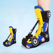 발목 보호대 지지대 교정기 스트레칭 재활 훈련 보행, F (야간 사용 + 에어백 왼발) M