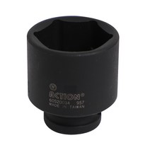 액션 ACTION 임팩소켓 임팩복스알 숏타입 1/2인치 사이즈선택, 53mm, 1개