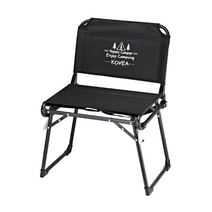 Kovea 2way Flat Chair 코베아 2웨이 플랫 체어, 블랙, 1개