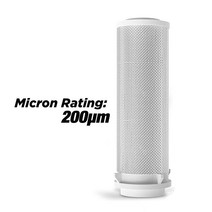 40μm/200μm Whole House Spin Down Water Filter Clear Sediment Pre-Filter172891, Only 200 Micron Mesh