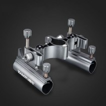 낚시 의자 액세서리 빠른 세 조각 마그네슘 알루미늄 합금 터릿 랙 물고기 바구니 미끼 상자 우산 스탠드 3, 02 Double gun turret