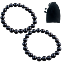 론조모니 2개 소원성취 재물운 삼재 향나무 염주팔찌