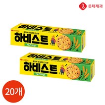 [롯데제과] 롯데 하비스트 오리지널 100g x 20개, 상세 설명 참조