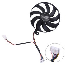 Super Overclocked Fans Asus RX5700 RX5700 XT RTX2080TI 8GB Rog Strix OC 그래픽 카드 4 / 6 / 7pin 88mm 팬, 7 핀