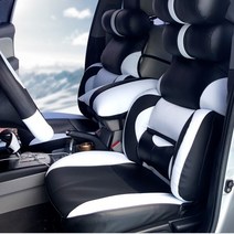자동차월드 모하비리무진시트 부산리무진시트 리무진카시트 전국 온라인 판매 전차종가능, 1세트, 블랙+화이트