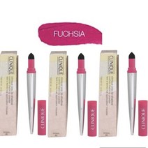 크리니크 팝 립 섀도우 FUCHSIA POP 브라이트 핑크 쿠션 매트 파우더 형, 3개 세트