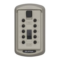 Kidde AccessPoint 001170 KeySafe 오리지널 슬림라인 푸시 버튼 결합 영구 키 잠금 박스 2키 티타늄 그레이 001414